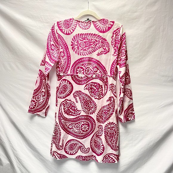 Talbots Paisley Swimsuit Cover Up Tunic Women's M - Picture 2 of 11